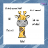 Plotterdatei Giraffe Gertie
