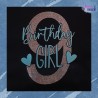 Plotterdatei Birthday Girl 1-9