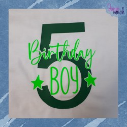 Plotterdatei Birthday Boy 1-9
