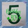 Plotterdatei Birthday Boy 1-9