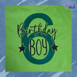 Plotterdatei Birthday Boy 1-9