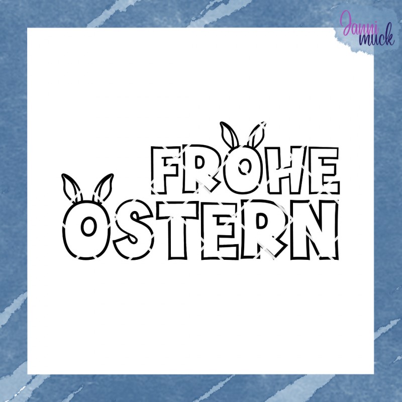 Plotterdatei Frohe Ostern