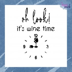 Plotterdatei wine o clock | wine time