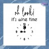 Plotterdatei wine o clock | wine time