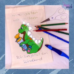 Plotterdatei Schul-Dino