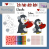 Plotterdatei und Digistamp Herzpinguin
