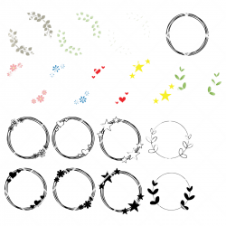 Plotterdatei Kranz Set