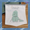 Doodle Stickdatei Dino Drops