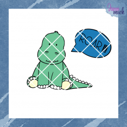 Plotterdatei Dino Drops