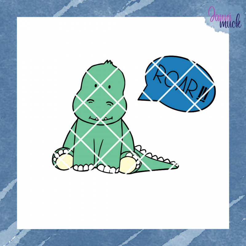 Plotterdatei Dino Drops