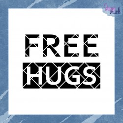 Freebie Plotterdatei Free Hugs